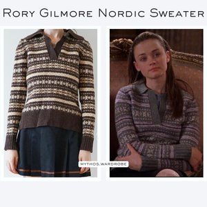 Nordic Fair Isle Lambswool Sweater ALT Rory Gilmore